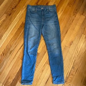 American Eagle medium wash jeggings